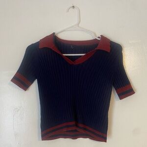 Collared Baby Tee